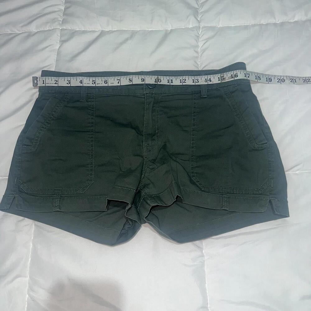 Prana Shorts Womens 10 30 Medium Lightweight Outdoors Pockets Green Chino Casual - Picture 3 of 5
